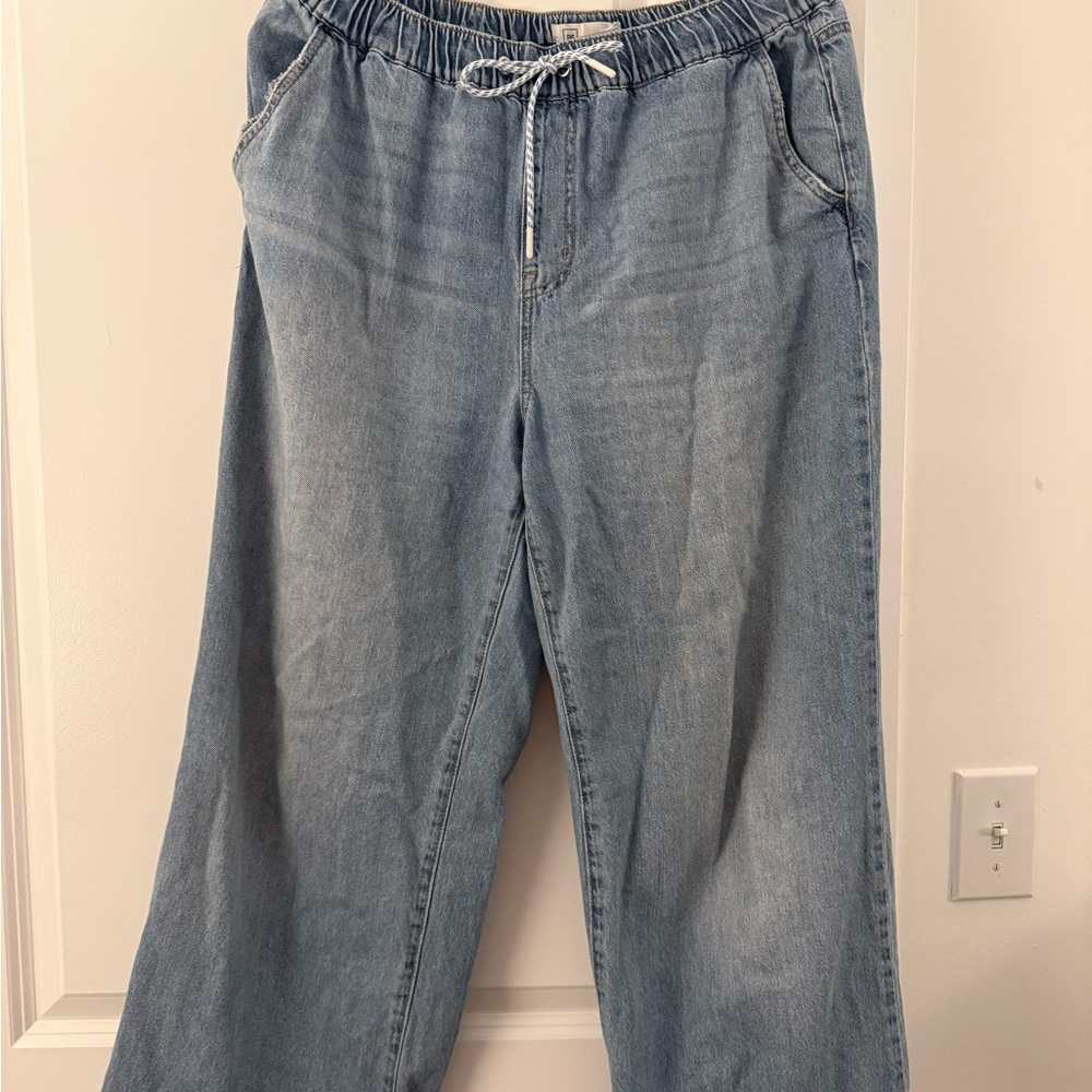 Celebrity Pink Light Blue Wide Leg Jeans